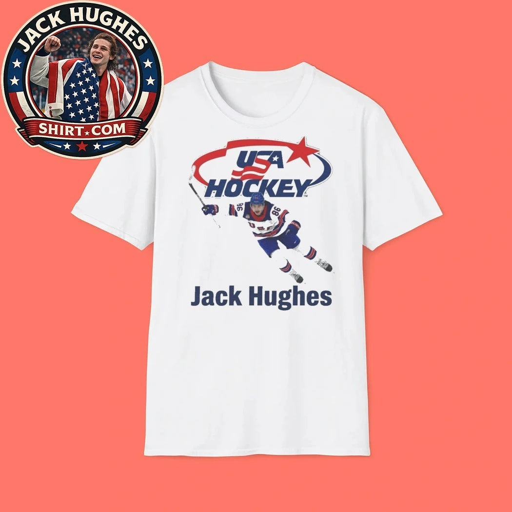 USA Hockey Jack Hughes Golden Goal Trending Shirt