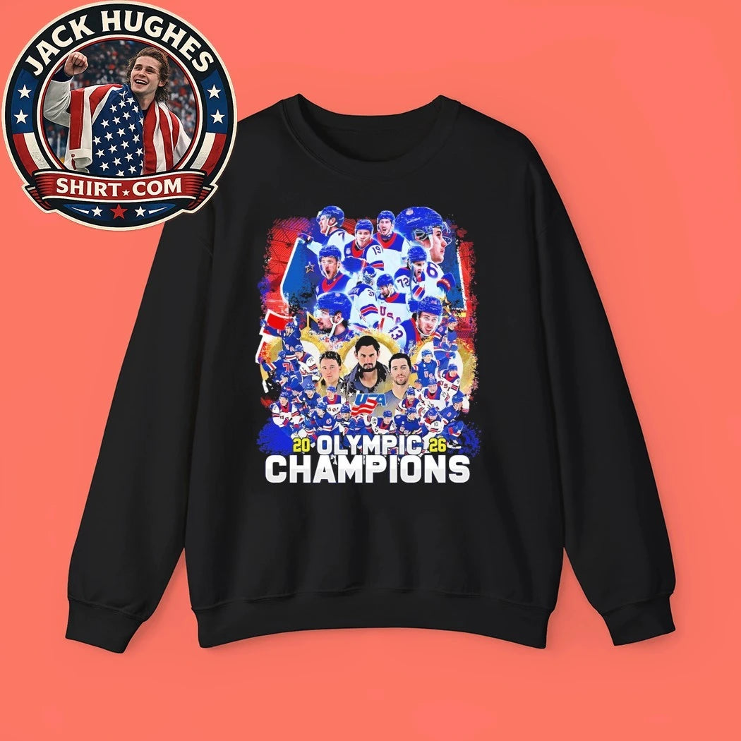 USA Olympic Hockey Team Winter Olympic Milano Cortina 2026 Logo Tee Shirt