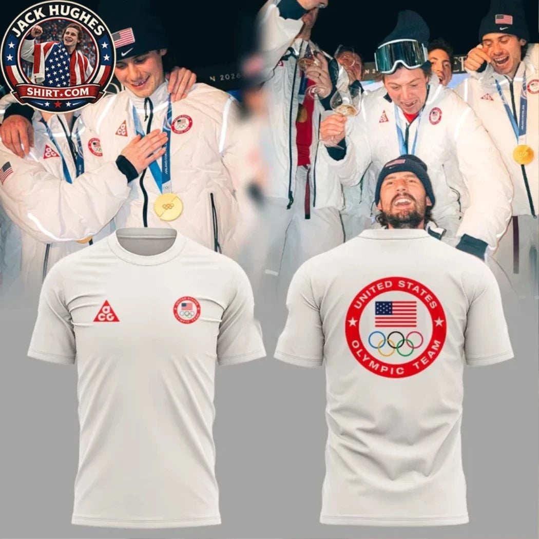 USA Olympic Milano Cortina Men Team Championship Two Sided Shirt