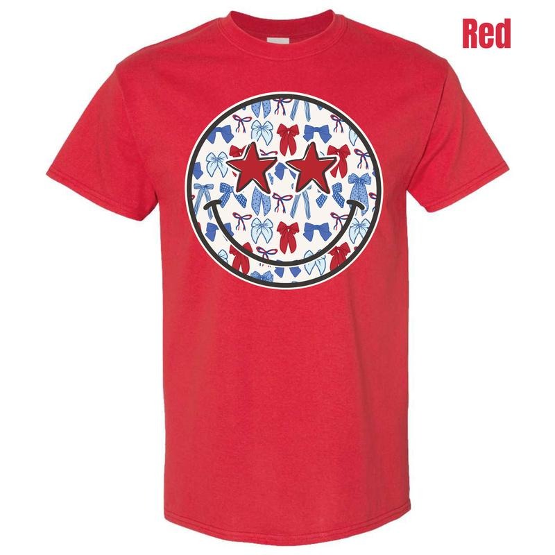 USA Ribbon Happy Face Gildan Short Sleeve T-Shirt 'NLB' Hoodie, Sweatshirt | HypeCrazeTee.com