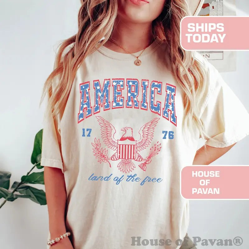 USA Shirt Summer BBQ Red White Blue America 4th July Fourth July Shirt 1776 T-Shirts, Hoodie, Sweatshirt