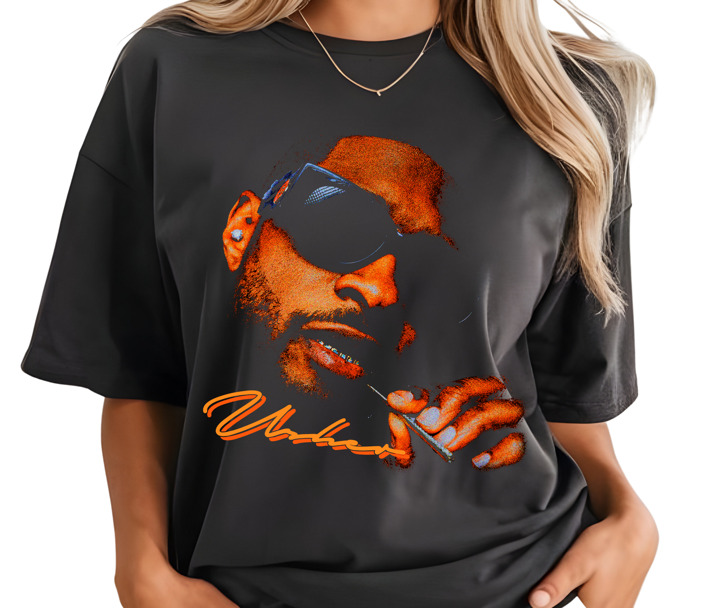 Usher Vintage Graphic T-Shirt – Retro R&B Streetwear Tee, Iconic Music Artist Shirt