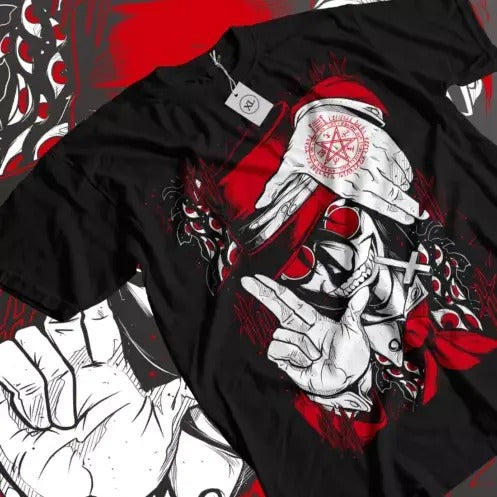 Ultimate Vampire T-Shirt Anime Lovers Hellsing Alucard Face Hell Sing Gift Shirt Hoodie, Sweatshirt | HypeCrazeTee.com