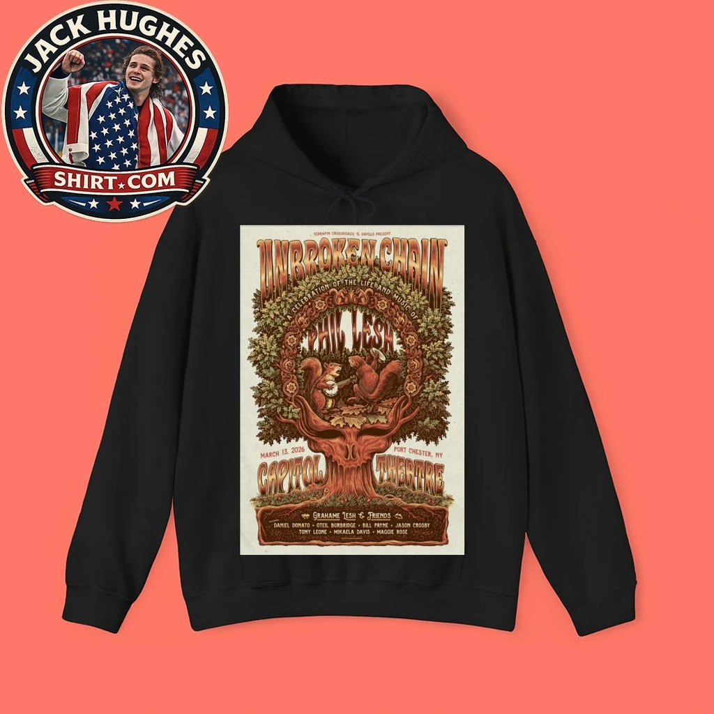 Unbroken Chain Port Chester, NY March 13 2026 The Capitol Theatre Tour Poster Shirt