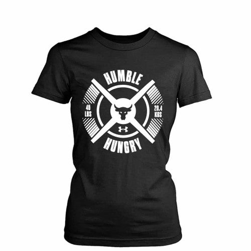 Under Armor Project Rock Humble And Hungry Graphic Women's T-Shirt Tee