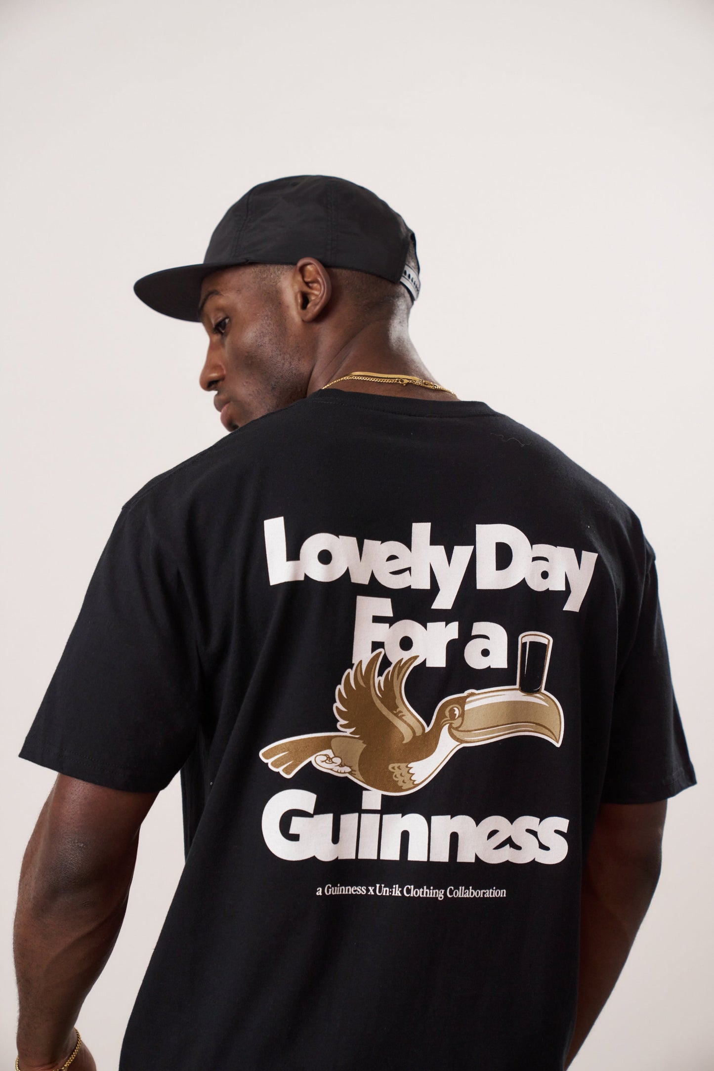 Guinness x UN:IK 'Lovely Day' Tee & Tote Bag Bundle - Black