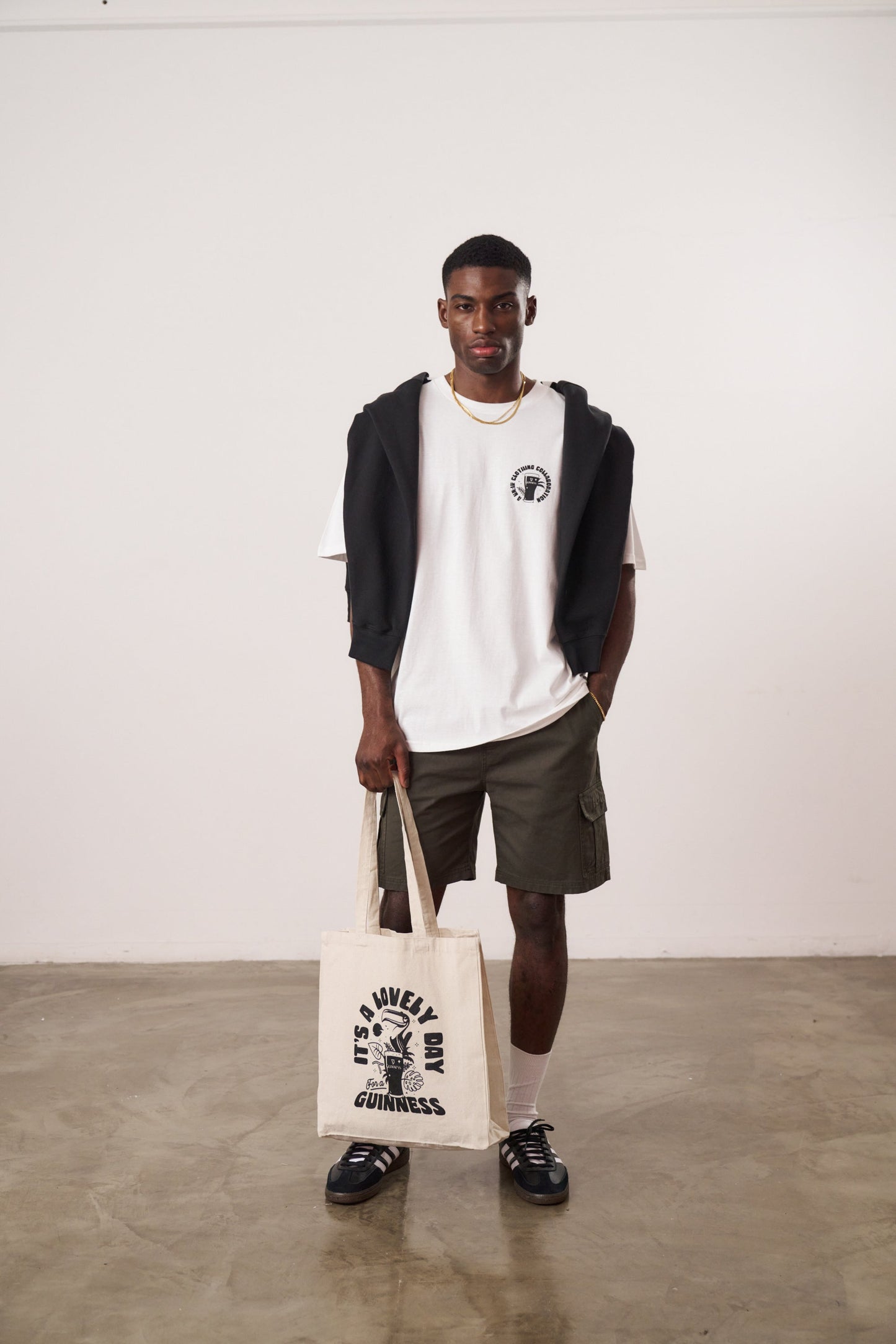 Guinness x UN:IK 'Jungle' Tee & Print Bundle - White