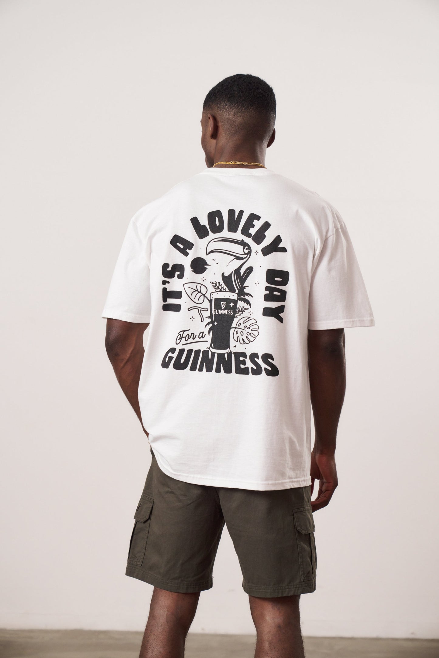 Guinness x UN:IK 'Jungle' Tee - White