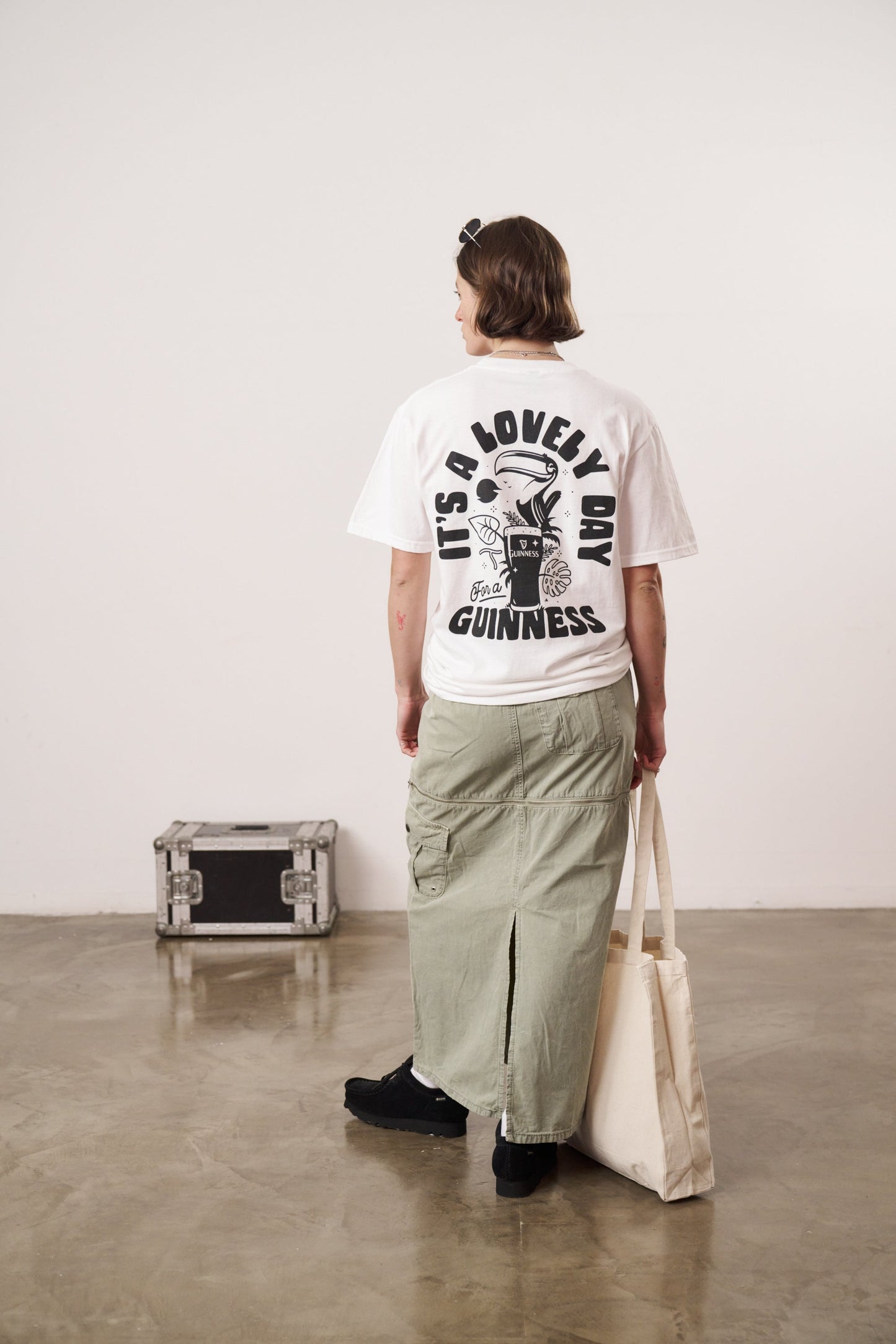 Guinness x UN:IK 'Jungle' Tee - White