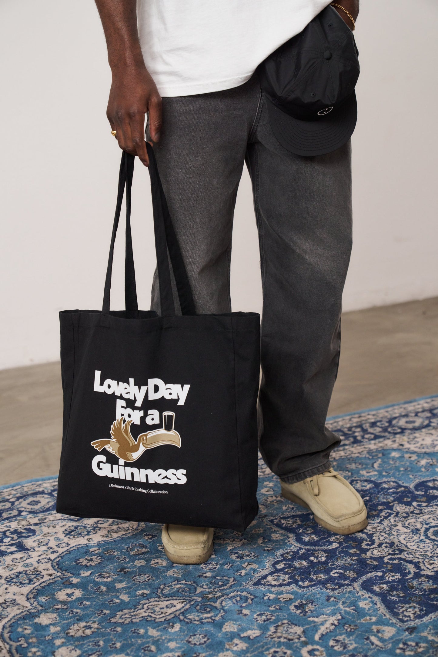 Guinness x UN:IK 'Lovely Day' Tee & Tote Bag Bundle - Black