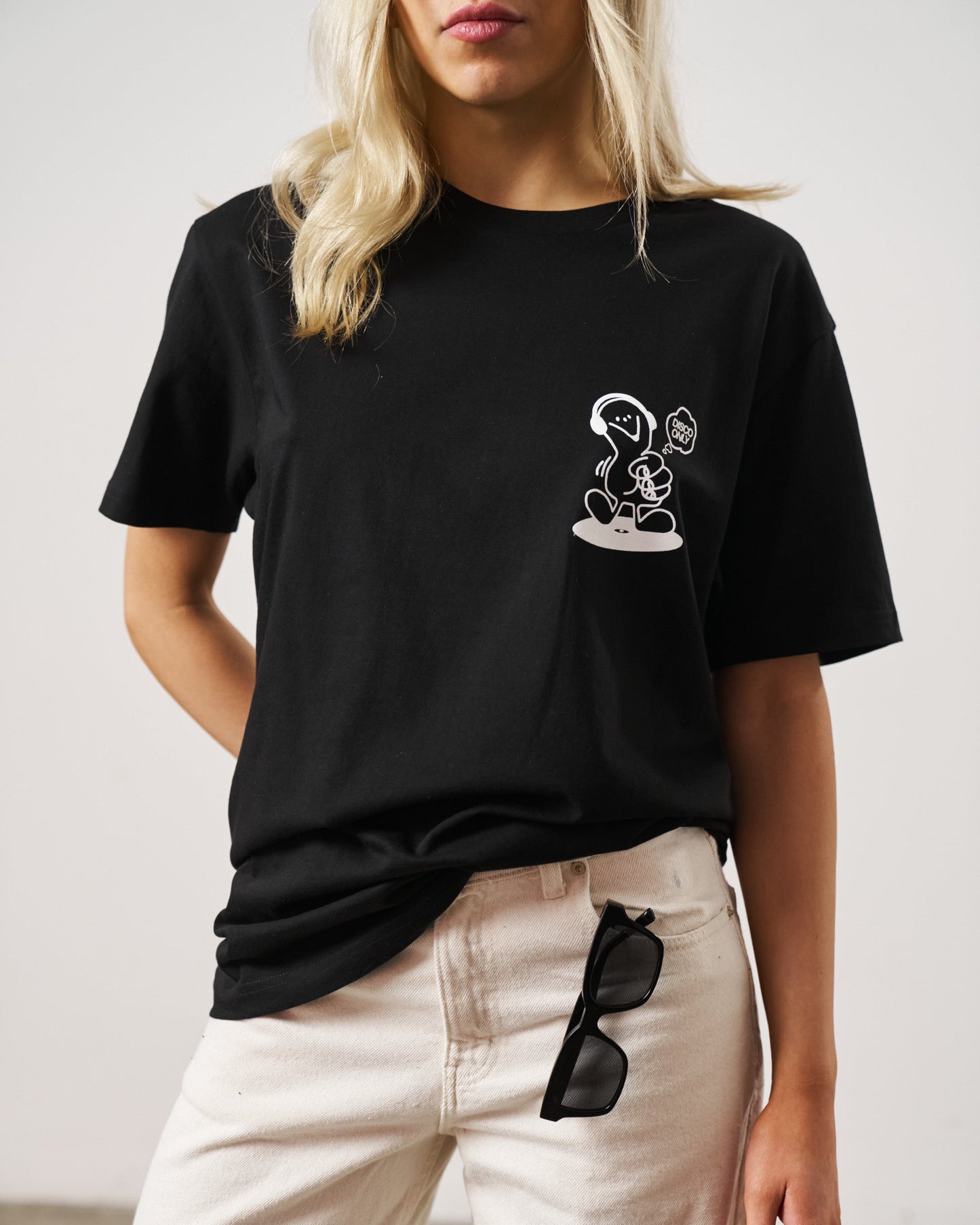 DISCO ONLY 'Play It Twice V6' Tee - Black