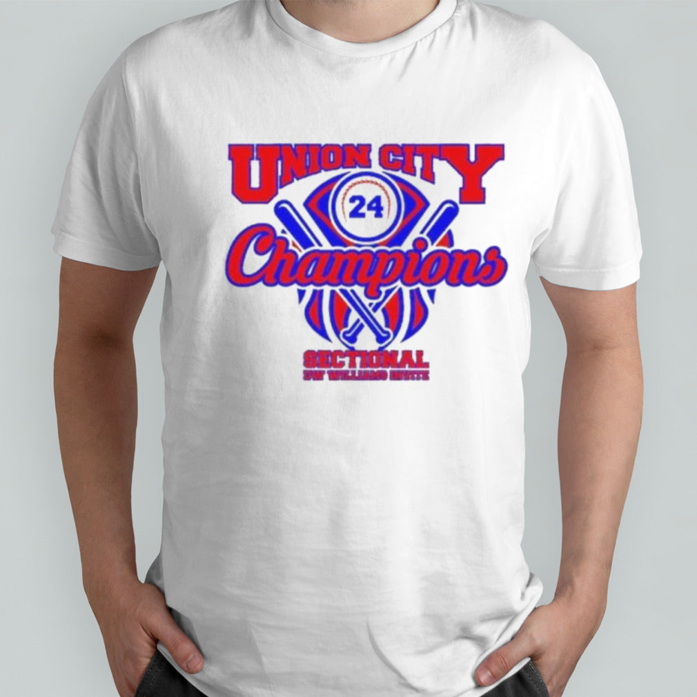 Union City Baseball 2024 Champions Sectional DW Williams Invite Shirt