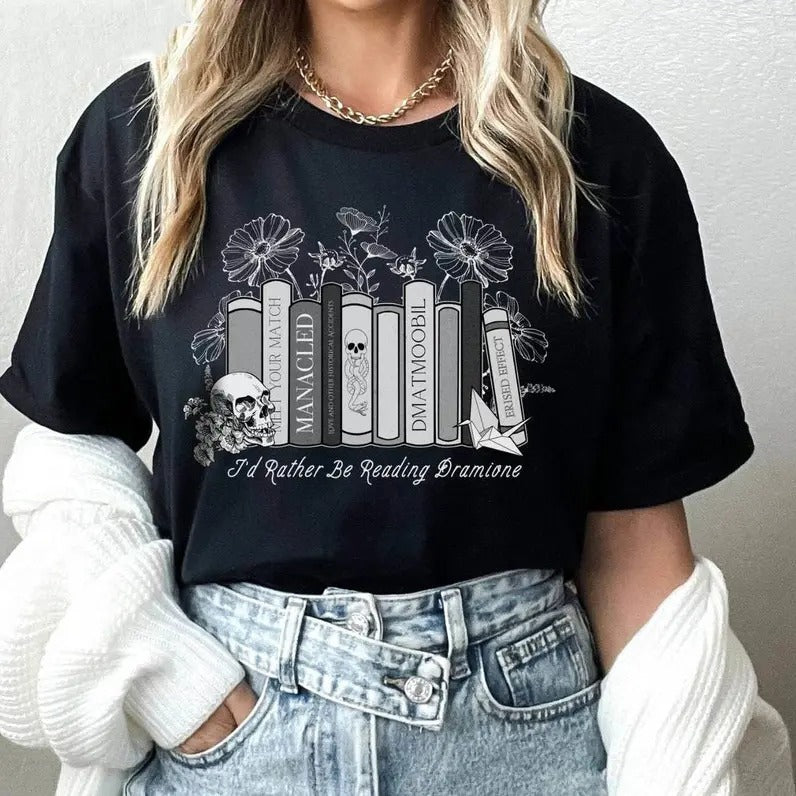 Unique Dramione Fanfiction Shirt Cool Short Sleeve Casual Cotton T-Shirts, Hoodie, Sweatshirt