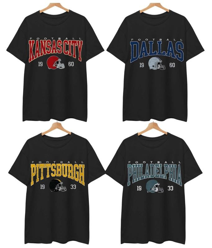 Unisex All Teams Football T-shirt, Vintage Football T-shirt All Teams, Sport Classic T-shirt. Cotton Hoodie, Sweatshirt