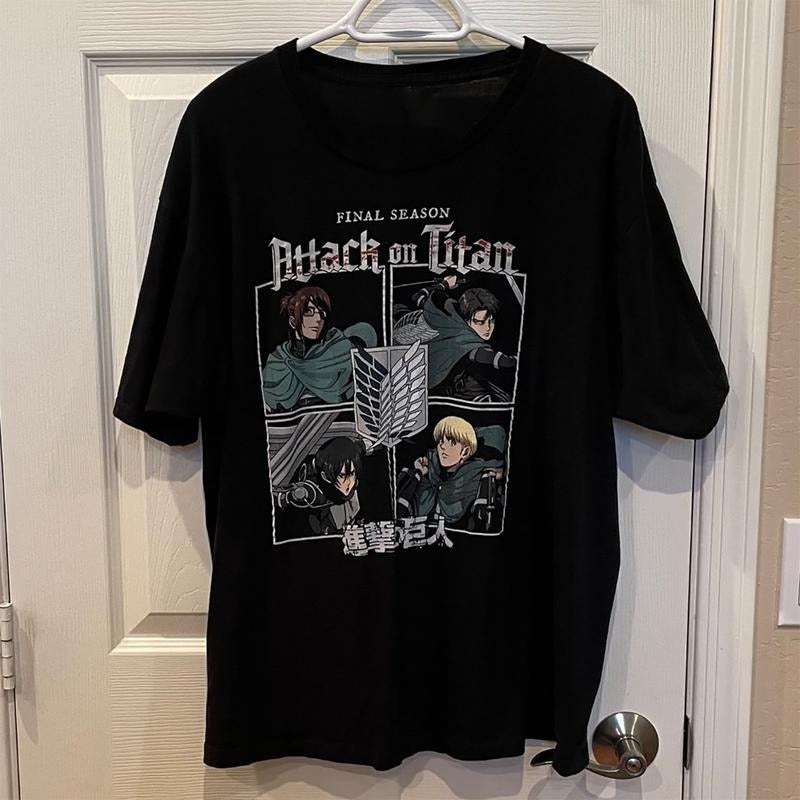 Unisex Anime Attack On Titan Tee Shirt For Anime Fans Hoodie, Sweatshirt | HypeCrazeTee.com