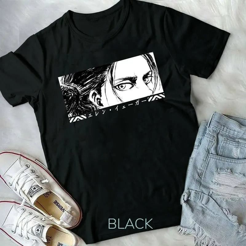 Unisex Attack On Titan Season 4 Eren Tatakae, AoT Anime, Eren Yeager T-Shirt S-4XL Hoodie, Sweatshirt | HypeCrazeTee.com