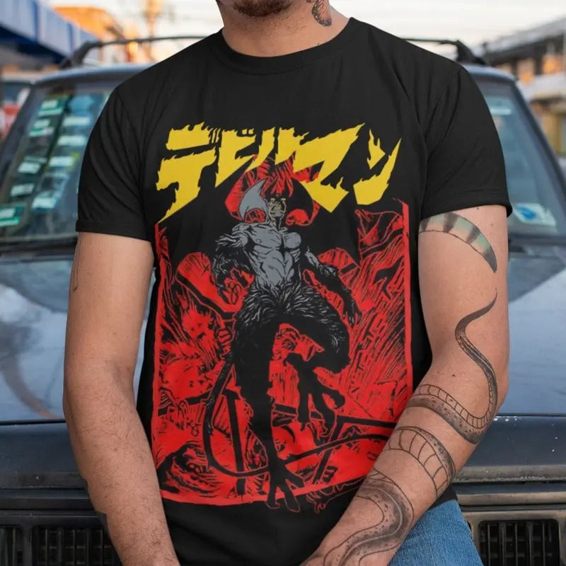Unisex Devilman Crybaby Anime T-Shirt, Akira Fudo, Ryo Asuka Manga Shirt, anime clothes Hoodie, Sweatshirt | HypeCrazeTee.com