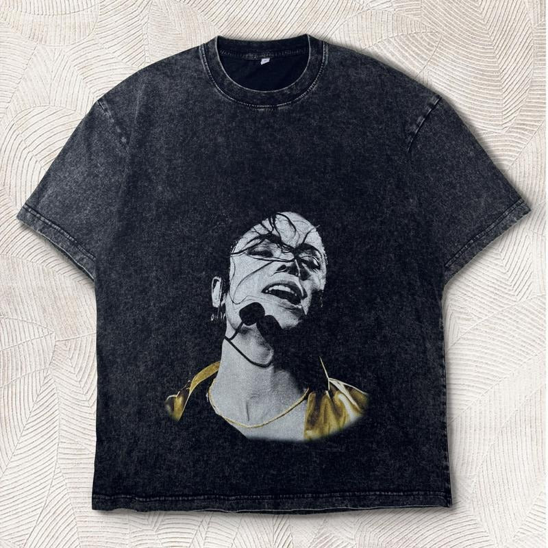 Unisex Graphic T-shirts, MJ Classic Shirts, Casual Crewneck Top, Summer Streetwear Tshirt, Comfort Womenswear...