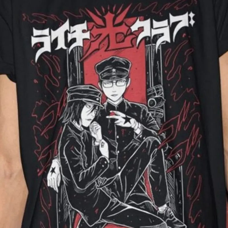 Unisex Horror Manga Creepy Girl T-Shirt, Dark Anime Gothic T-Shirt, G 67 Manga Gothic T-Shirt Inactive Hoodie, Sweatshirt