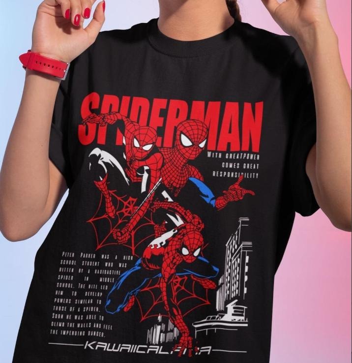 Unisex Spidermann T-Shirt, Retro Family Spider T-Shirt Hoodie, Sweatshirt | HypeCrazeTee.com