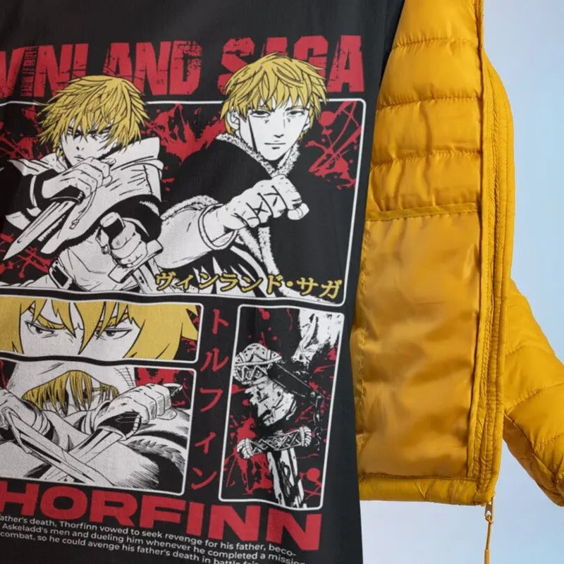 Unisex Thorfinn Son of Thors Anime T-Shirt, Manga Viking Saga Shirt, Anime Manga Otaku Merch Hoodie, Sweatshirt