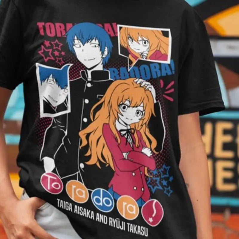 Unisex Toradora! Taiga Aisaka Promise Anime T-Shirt, Ryuji Takasu Manga Shirt Toradora! Anime T-Shirt, Taiga Graphic Tee...