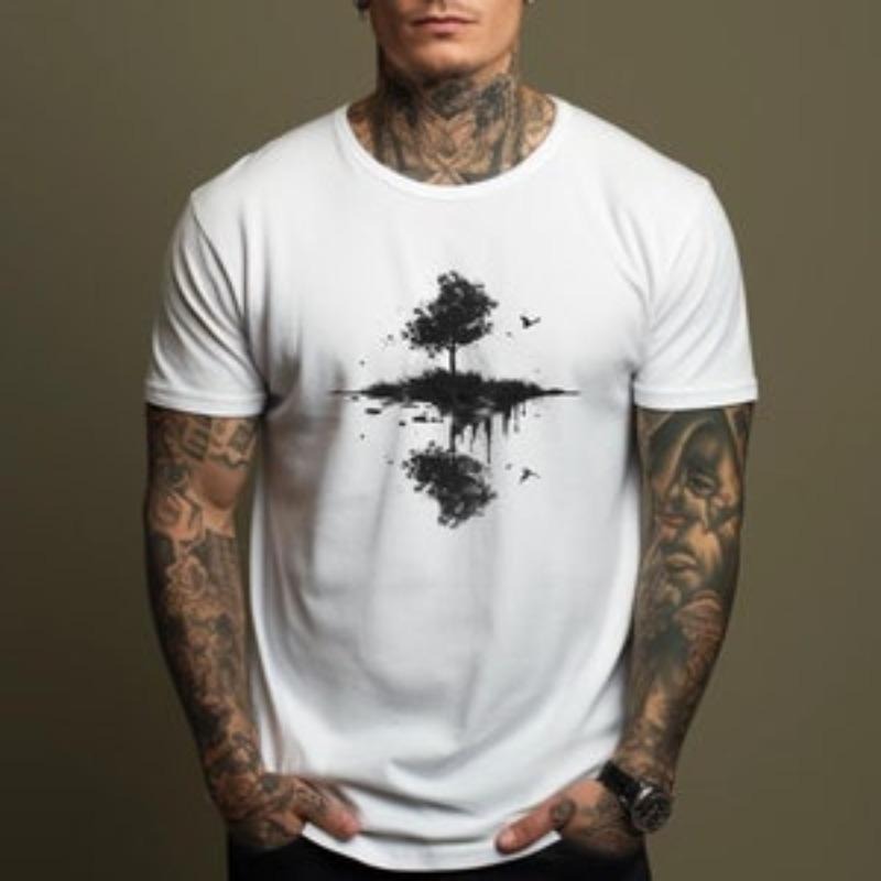 Unisex Tree T-shirt, Unisex T-shirt, Men's T-shirt, Nature Shirt, Green T-shirt, Nature T-shirt, Bird T-shirt Hoodie,...