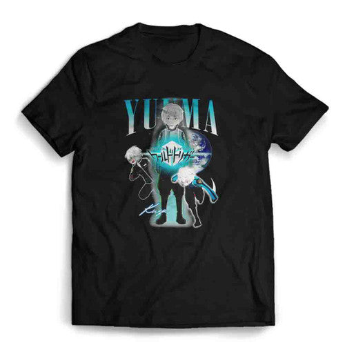 Unisex Yuuma Kuga Vintage World Trigger Mens T-Shirt Tee