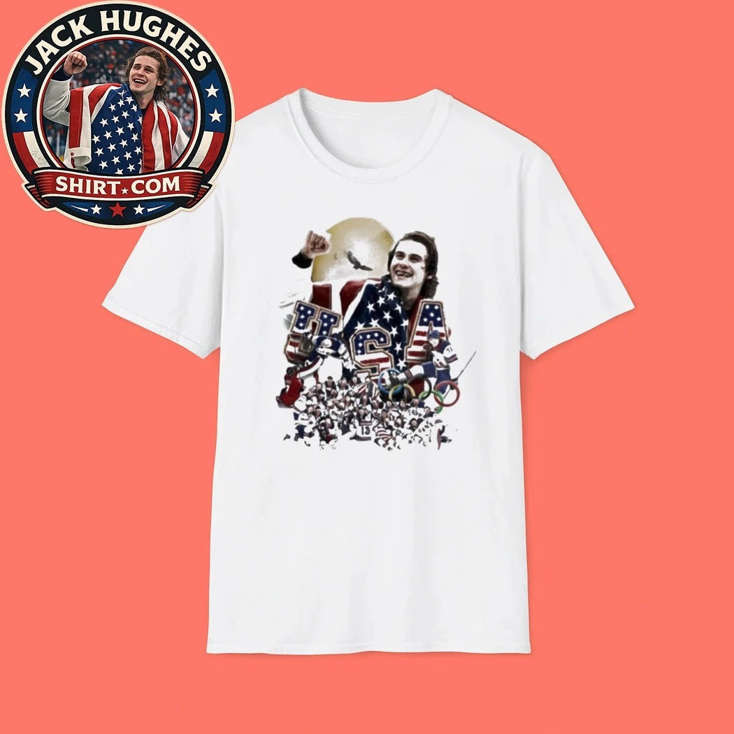 United States Olympic Hockey Miracle on Ice 1980 Mike Eruzione T-Shirt