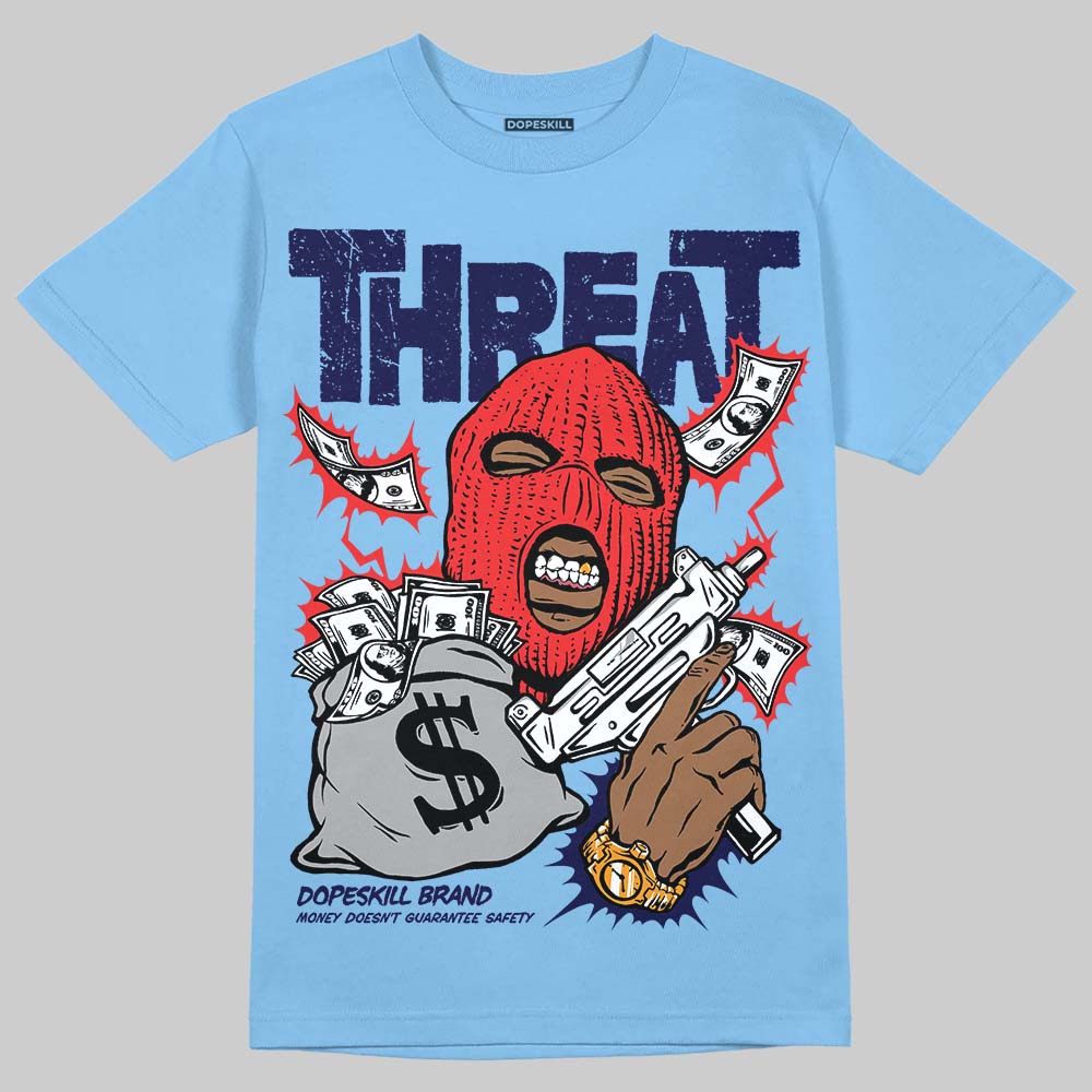 University Blue Collection DopeSkill T-Shirt Under Threat Graphic