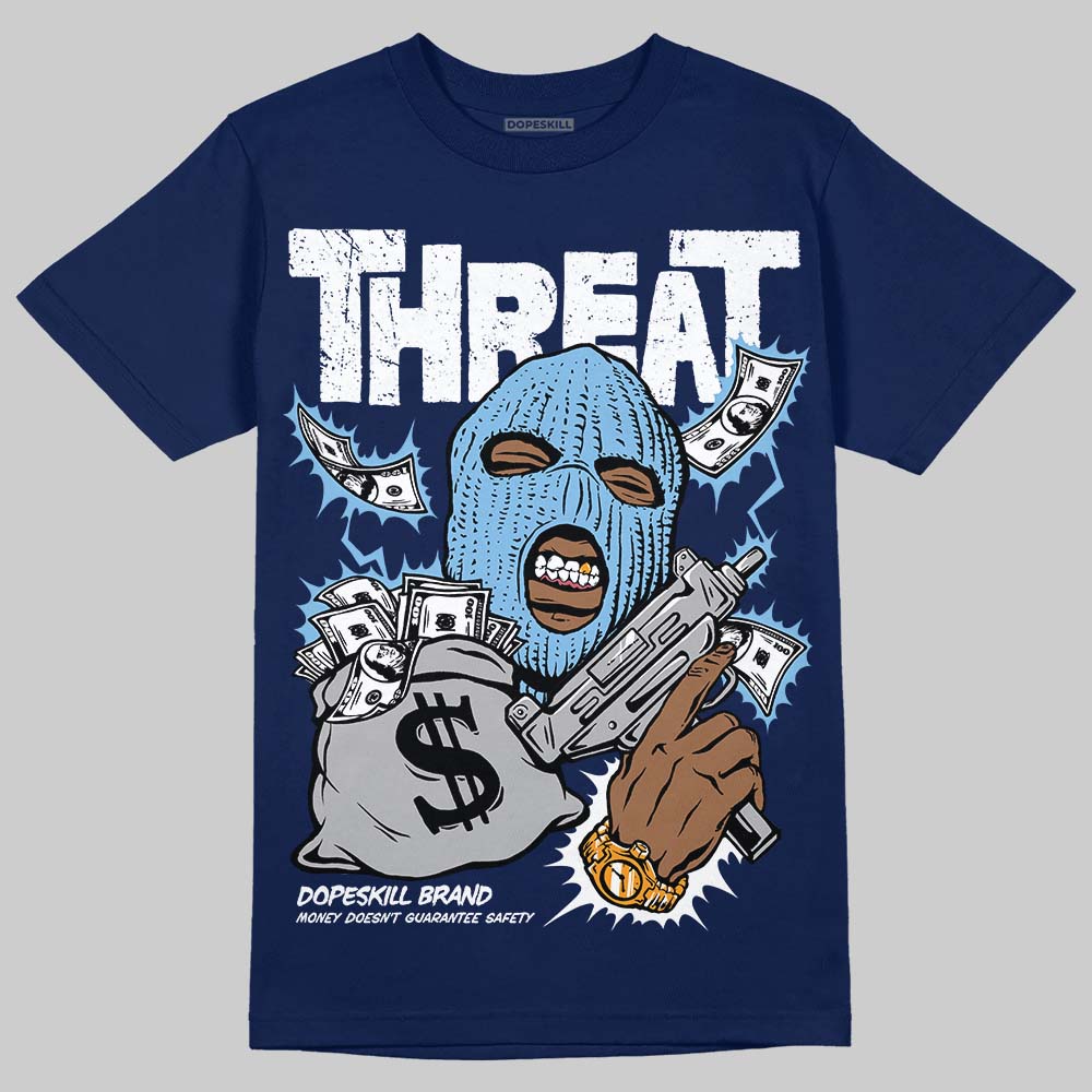 University Blue Collection DopeSkill T-Shirt Under Threat Graphic