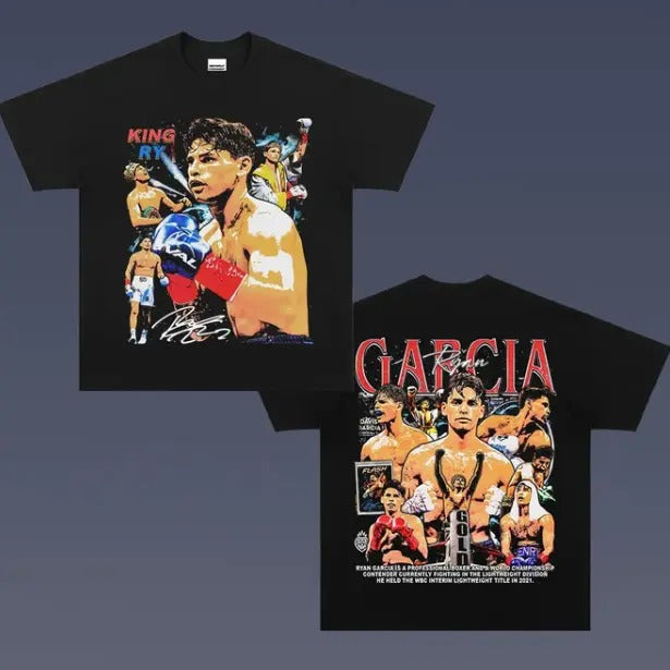VINTAGE TEE | RYAN GARCIA TEE, Double Sided Prints Vintage T-Shirt, Boxing Shirt, UFC Shirt, Graphic Tee, Unisex T-Shirt,...