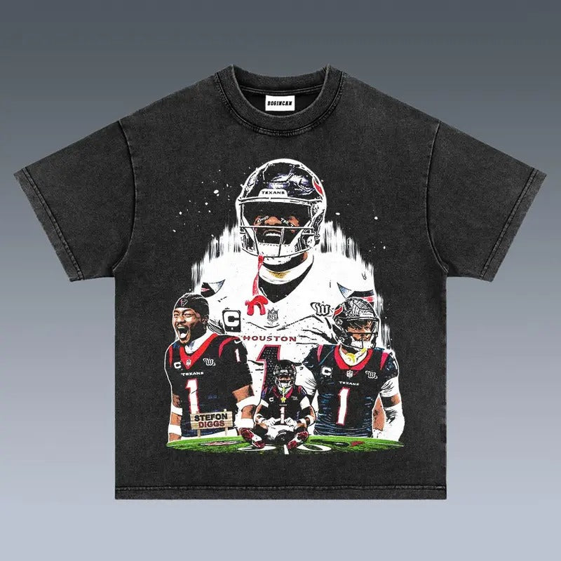 VINTAGE TEE | STEFON DIGGS - Soft and Comfortable Shirt - Unisex - Graphic T-Shirt Hoodie, Sweatshirt | HypeCrazeTee.com