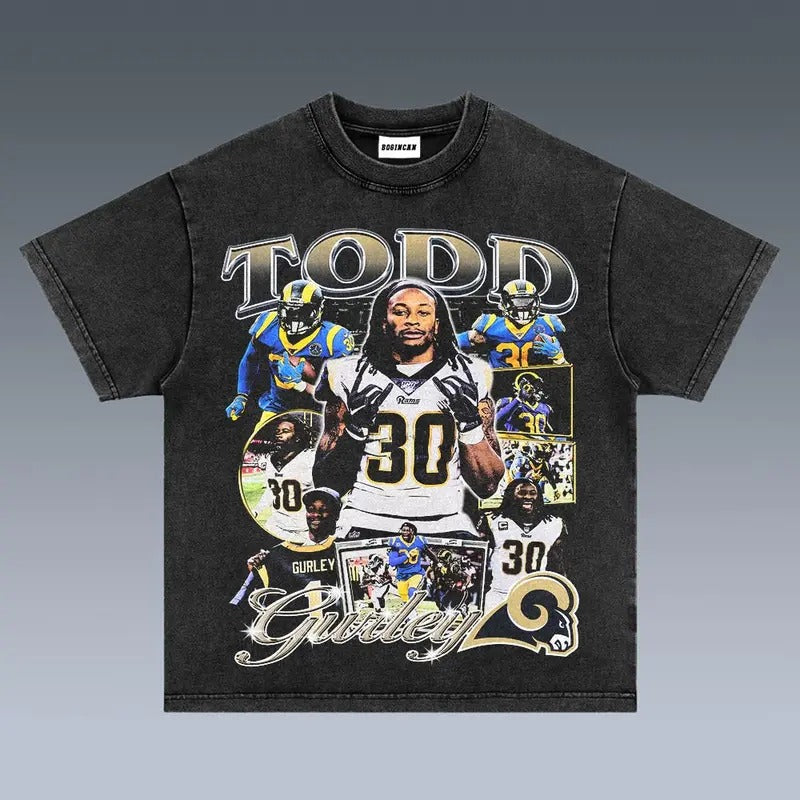VINTAGE TEE | TODD GURLEY 9.26 - Soft and Comfortable Shirt - Unisex - Graphic T-Shirt Hoodie, Sweatshirt | HypeCrazeTee.com