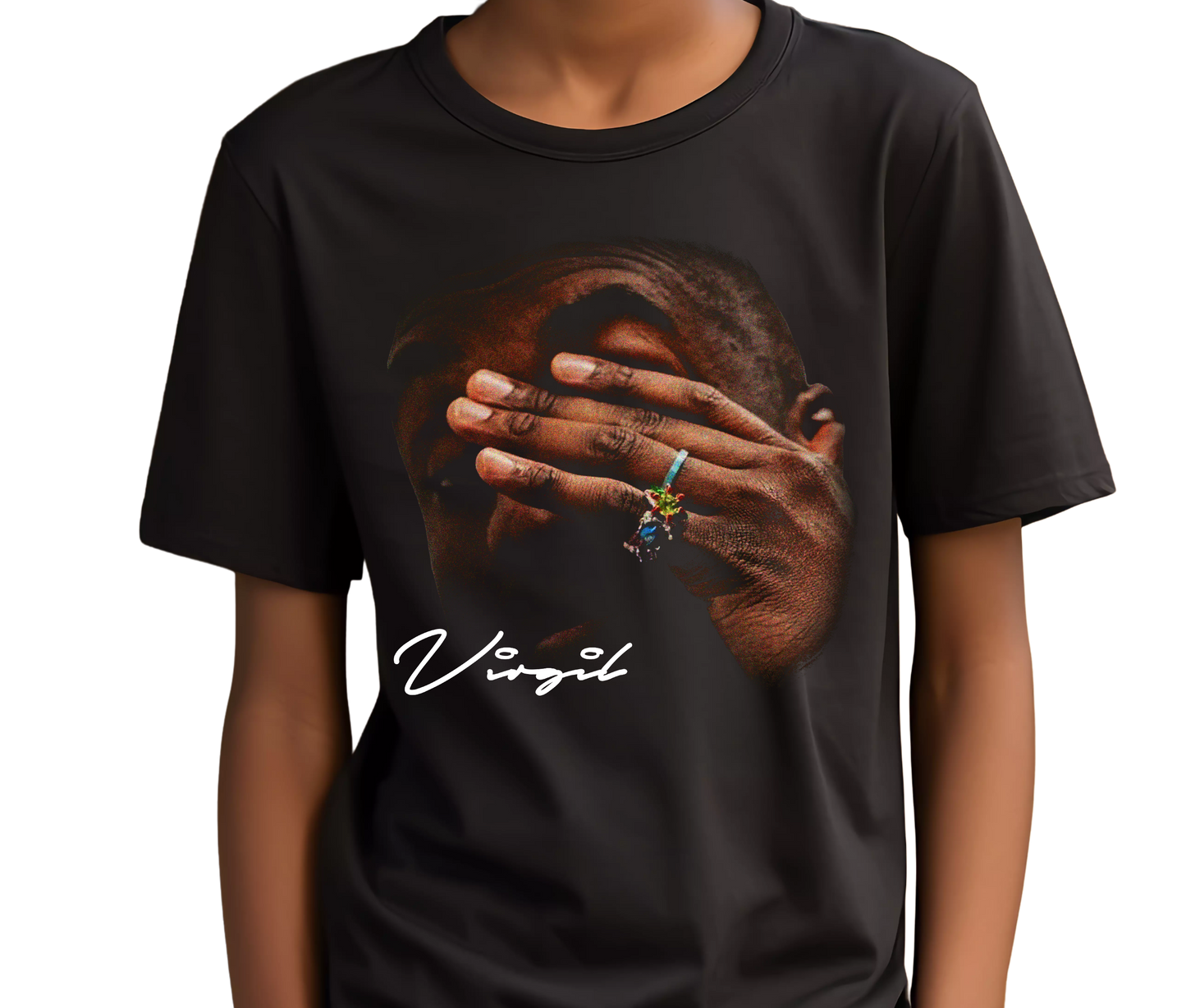 Virgil Abloh Graphic Tee – Rare Vintage Fashion Designer Shirt, Retro Off-White Streetwear for Men and Women