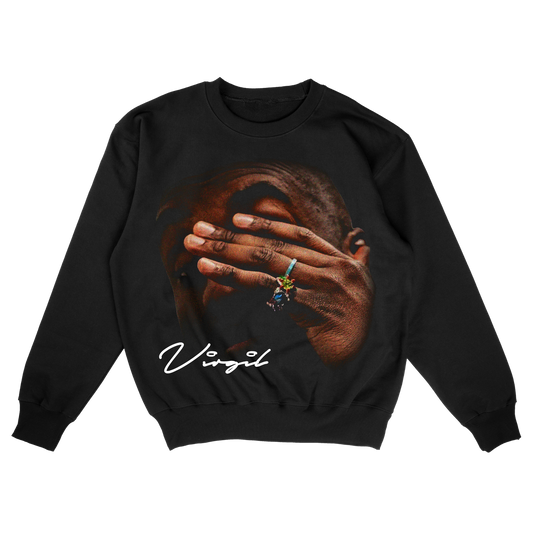 Virgil Abloh Sweatshirt – Rare Vintage Fashion Designer Sweater, Retro Off-White Streetwear for Men and Women