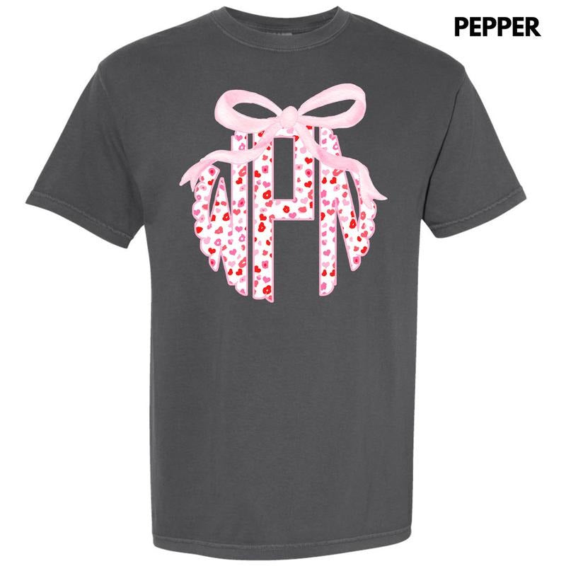 Valentine Cheetah Monogram Comfort Colors T-Shirt 'NLB' Hoodie, Sweatshirt | HypeCrazeTee.com