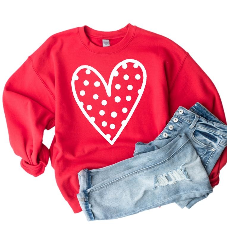 Valentine Classic Heart Sweatshirts Pocket Valentine Pullover Cute V-day Sweatshirts Sweet Heart Vday Sweatshirts Soft...