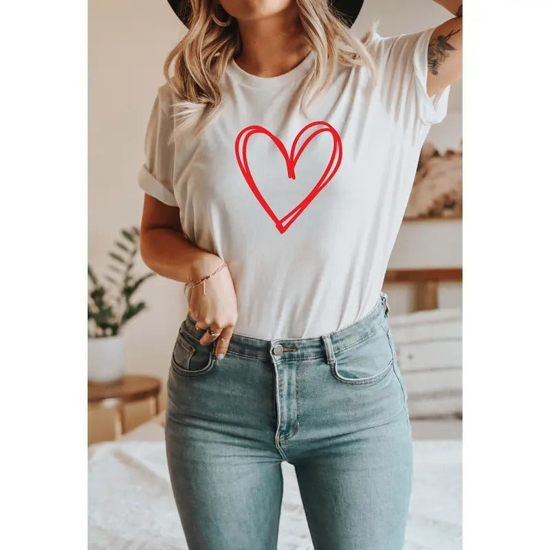 Valentine's Shirts for Women ,Valentine's shirt for women, LOVE Shirt, Cute Valentine's Tshirt heart, Valentine's...