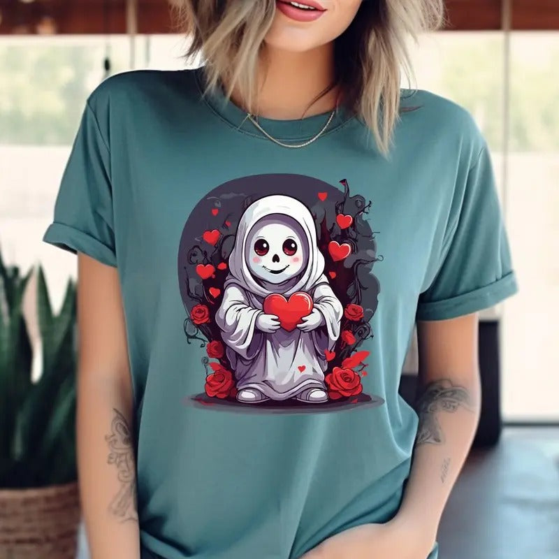 Valentines Day Ghost  T-shirt, Boujee Valentines Day Ghost  T-shirt, Sticker Idea Love Valentines Day  T-shirt Hoodie,...