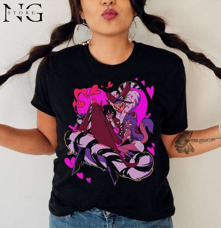 Valentino Hazbin Hotel Characters, Hazbin Hotel Tshirt Hoodie, Sweatshirt | HypeCrazeTee.com
