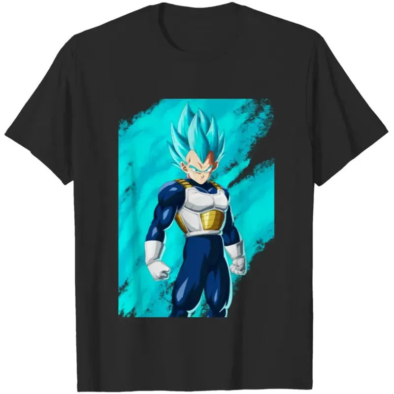 Vegeta Blue - Vegeta - T-Shirt , Anime Manga Unisex T-Shirt, Gift For Him Menswear Top Hoodie, Sweatshirt | HypeCrazeTee.com
