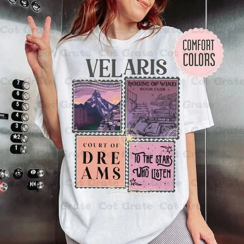 Velaris ACOTAR Shirt - City of Starlight Tee - Night Court Tribute - SJM Merch - Court of Dreams Top - Rhysand Inspired