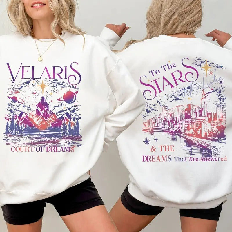 Velaris ACOTAR Shirt, Velaris City Of Starlight Shirt, The Night Court Shirt, Book Lover Gift, SJM Merch, Bookish Shirt...