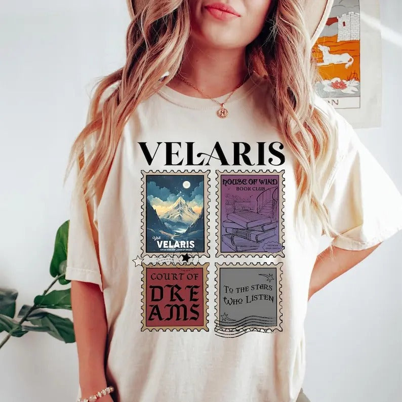 Velaris ACOTAR Shirt, Velaris City Of Starlight, SJM Merch Shirt, The Night Court Shirt, Court of Dreams, Rhysand,...