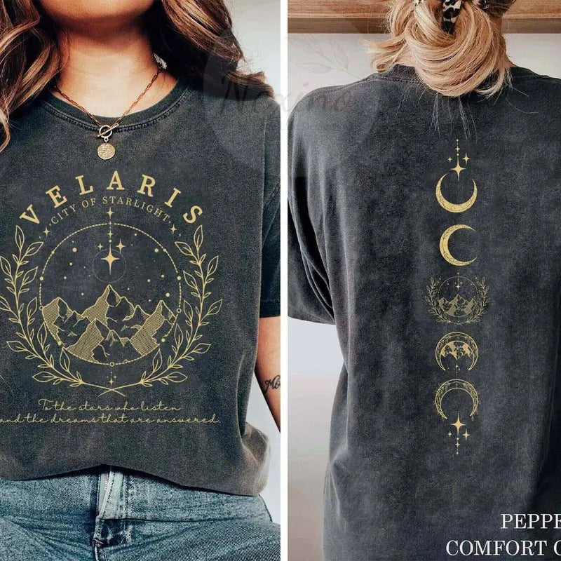 Velaris ACOTAR Shirt, Velaris City Of Starlight, The Night Court Shirt, SJM Merch Shirt, Court of Dreams, Rhysand,...