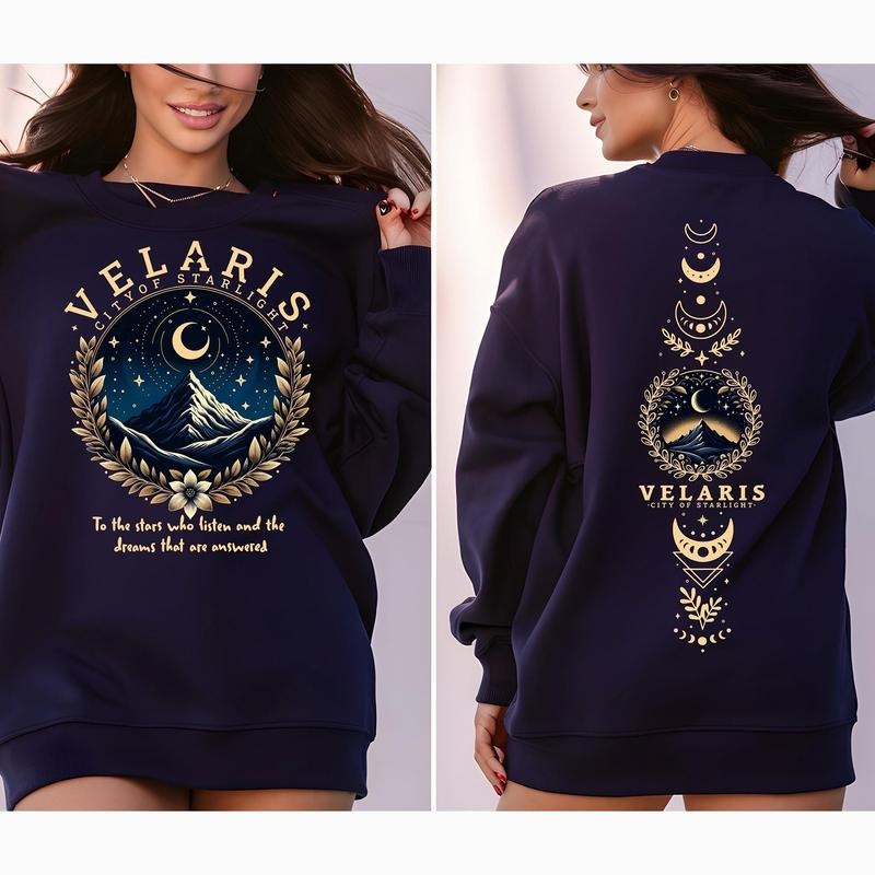 Velaris ACOTAR Sweatshirt, Velaris City Of Starlight, The Night Court Shirt, SJM Merch Shirt, Court of Dreams, Rhysand,...