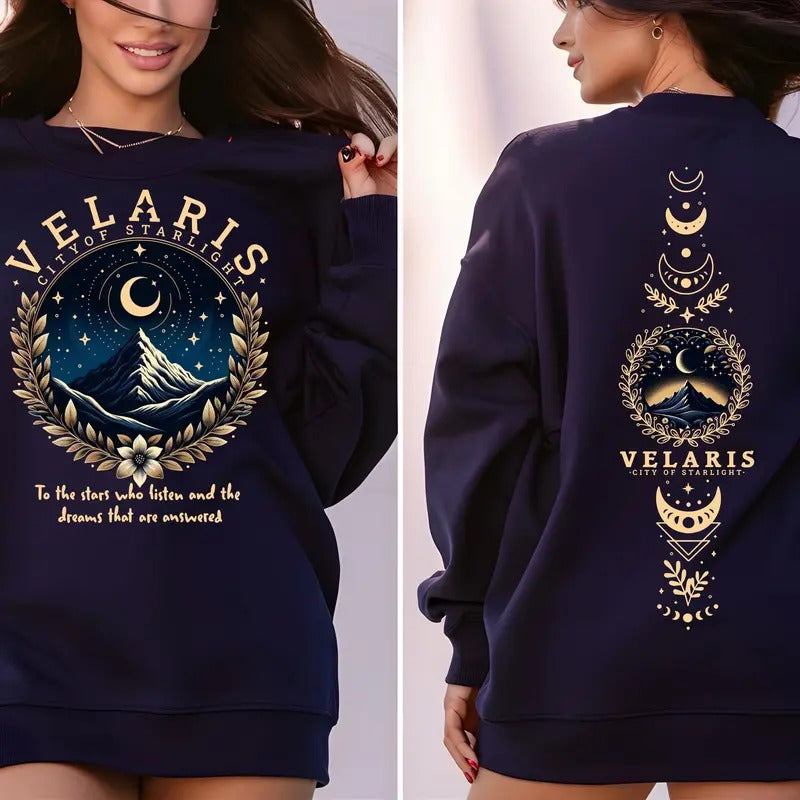 Velaris ACOTAR Sweatshirt, Velaris City Of Starlight, The Night Court Shirt,SJM Merch Shirt,Court of...