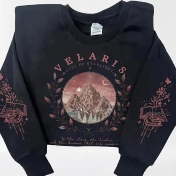 Velaris Acotar Sweatshirt, Velaris City Of Starlight Sweatshirt, The Night Court Sweatshirt, SJM  Sweatshirt, acotar...
