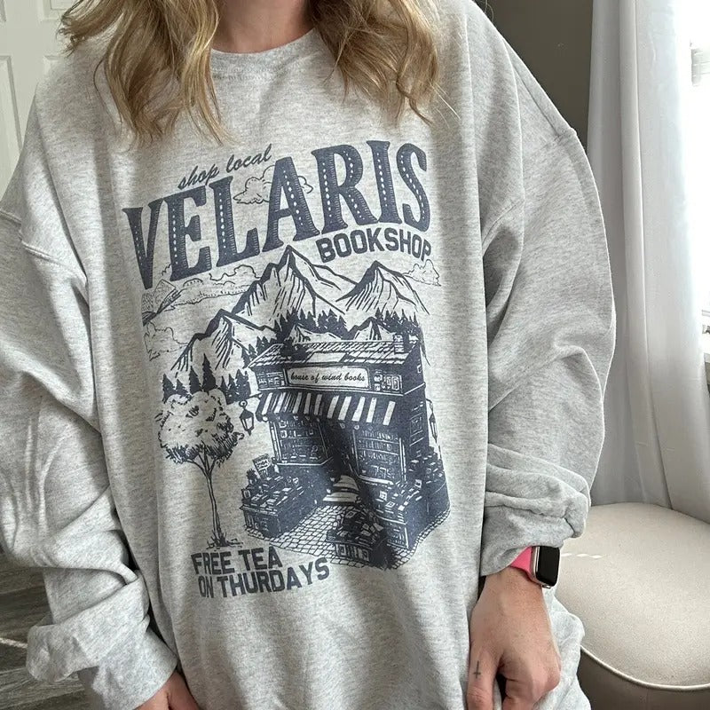 Velaris Bookshop Sweatshirt T-Shirts, Hoodie | HypeCrazeTee.com
